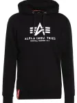 ALPHA INDUSTRIES Megztinis be užsegimo 'Basic' juoda