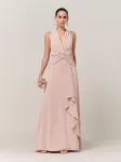 S&aacute;vel Vakarinė suknelė 'HENNIE MAXI DRESS' rožinė