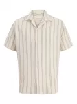 Jack & Jones Junior Mar&scaron;kiniai 'JORCoba' alyvuogių spalva / balta / balk&scaron;va