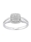 DIAMANT LETERNEL Žiedas sidabrinė