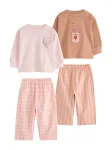 Next Miego kostiumas mandarinų spalva / &scaron;viesiai oranžinė / rožinė / raudona