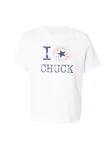 CONVERSE Mar&scaron;kinėliai 'I LOVE CHUCK' tamsiai mėlyna jūros spalva / raudona / balta