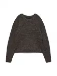 VERO MODA Megztinis 'VMNovah' tamsiai ruda