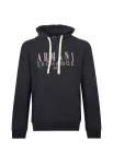 ARMANI EXCHANGE Megztinis be užsegimo tamsiai mėlyna / balta