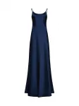 Serena Silueta Suknelė 'Maxi satin slip dress 'Serene'' tamsiai mėlyna