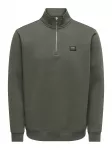Only & Sons Megztinis be užsegimo 'ONSDAWSON' purvo spalva