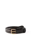 Calvin Klein Diržas 'ESSENTIAL' tamsiai ruda / auksas