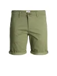 JACK & JONES &bdquo;Chino&ldquo; stiliaus kelnės 'Bowie' tamsiai ruda / rusvai žalia
