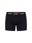 HUGO Boxer trumpikės juoda / balta