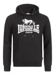 LONSDALE Megztinis be užsegimo 'Fremington' juoda / balta