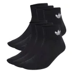 ADIDAS ORIGINALS Kojinės 'Mid Ankle 6 Pairs' juoda / balta