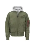 ALPHA INDUSTRIES Demisezoninė striukė žalia