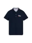 TOMMY HILFIGER Mar&scaron;kinėliai 'Regular Fit Graphic Embroidery' tamsiai mėlyna / raudona / balta