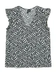 VERO MODA Palaidinė 'VMJosie' gelsvai pilka spalva / juoda