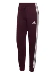 ADIDAS SPORTSWEAR Sportinės kelnės 'Essentials' vyno raudona spalva / balta