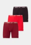 NIKE Underwear Boxer trumpikės tamsiai ruda / raudona / vy&scaron;ninė spalva / balta
