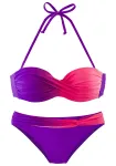 LASCANA Bikinis purpurinė / neoninė violetinė