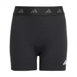 ADIDAS SPORTSWEAR Sportinės kelnės 'TECHFIT Short' pilka / juoda / balta