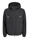 JACK & JONES Demisezoninė striukė 'Cocnz Paris' pilka / juoda