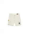 ALPHA INDUSTRIES Kelnės gelsvai pilka spalva / tamsiai mėlyna / geltona / raudona
