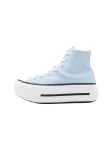 CONVERSE Sportbačiai su auliuku 'CHUCK TAYLOR ALL STAR LIFT DOUBLE STACK' &scaron;viesiai mėlyna / balta