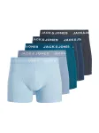 JACK & JONES Boxer trumpikės 'JACHENRIK' mėlyna / tamsiai mėlyna / azuro spalva / gencijono spalva / &scaron;viesiai mėlyna