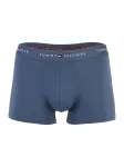 Tommy Hilfiger Underwear Boxer trumpikės tamsiai mėlyna / mėlyna dūmų spalva / raudona / balta