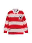TOMMY HILFIGER Mar&scaron;kinėliai 'PEANUTS' raudona / pastelinė raudona / juoda / balk&scaron;va