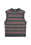 LEVI'S &reg; Megztinis 'ALICE' tamsiai žalia / karmino raudona / balta