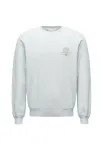 JACK & JONES Megztinis be užsegimo 'JORCHAMBERI' kremo / ruda / margai balta