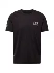 EA7 Emporio Armani Sportiniai mar&scaron;kinėliai juoda / balta