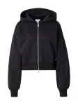 Calvin Klein Jeans Džemperis 'Woven Label Hoodie' juoda