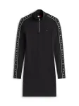 Tommy Jeans Suknelė juoda / balta