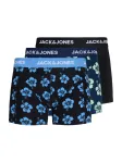 JACK & JONES Boxer trumpikės 'JACMAUDO' tamsiai mėlyna / tamsiai mėlyna / &scaron;viesiai žalia / juoda