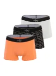 Calvin Klein Underwear Boxer trumpikės &scaron;viesiai pilka / oranžinė / juoda / balta