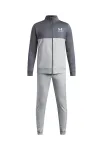 UNDER ARMOUR Treniruočių kostiumas grafito / &scaron;viesiai pilka / raudona / balta