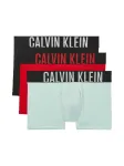 Calvin Klein Underwear Boxer trumpikės 'Intense Power' mėtų spalva / raudona / juoda / balta