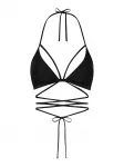 LSCN by LASCANA Bikinio vir&scaron;utinė dalis 'Gina' juoda