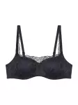 TRIUMPH Liemenėlė ' Red Label Body Make-Up Illusion Lace ' tamsiai mėlyna