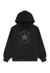CONVERSE Megztinis be užsegimo 'CHUCK' tamsiai pilka / juoda