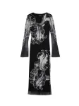 Desigual Suknelė juoda / balta