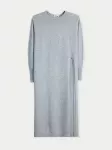 GOBI Cashmere Megzta suknelė 'Gobi Cashmere Side-Slit Maxi Dress' pilka