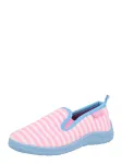 PLAYSHOES Naminės &scaron;lepetės 'Ringel' &scaron;viesiai mėlyna / rožinė / pudros spalva