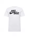 Nike Sportswear Mar&scaron;kinėliai 'Swoosh' juoda / balk&scaron;va