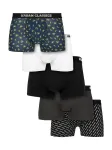 Urban Classics Boxer trumpikės kobalto mėlyna / &scaron;viesiai geltona / antracito spalva / juoda / balta
