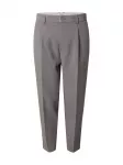 DAN FOX APPAREL Kelnės su kantu 'Toni' pilka