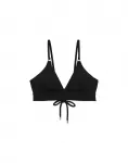 WE Fashion Bikinio vir&scaron;utinė dalis juoda