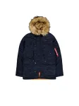 ALPHA INDUSTRIES Žieminė striukė 'N3B VF 59' tamsiai mėlyna
