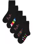 Next Kojinės geltona / žalia / rožinė / juoda