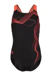 ARENA Maudymosi kostiumėlis 'Vibe Swim Pro Back' oranžinė / juoda